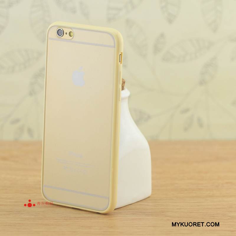 Kuori iPhone 6/6s Plus Silikoni Pesty Suede Kehys, Kotelo iPhone 6/6s Plus Suojaus Pieni Violetti