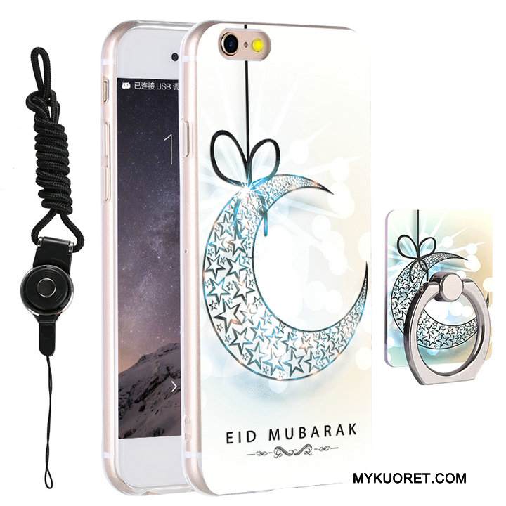 Kuori iPhone 6/6s Plus Silikoni Ripustettavat Koristeet Puhelimen Kuoret, Kotelo iPhone 6/6s Plus Laukut Murtumaton Keltainen