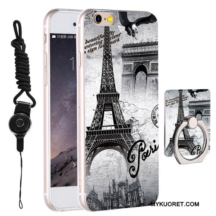 Kuori iPhone 6/6s Plus Silikoni Ripustettavat Koristeet Puhelimen Kuoret, Kotelo iPhone 6/6s Plus Laukut Murtumaton Keltainen