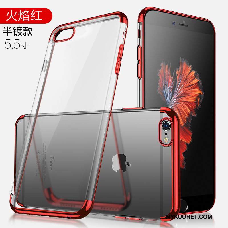 Kuori iPhone 6/6s Plus Silikoni Ultra Pinnoitus, Kotelo iPhone 6/6s Plus Ohut Jauhe