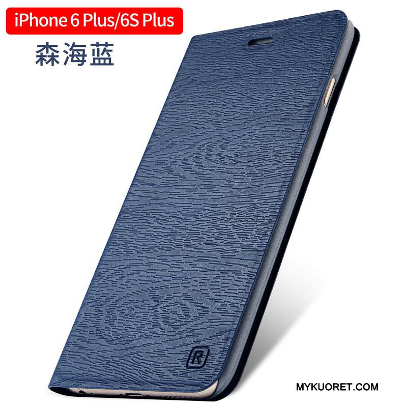 Kuori iPhone 6/6s Plus Suojaus Kulta Murtumaton, Kotelo iPhone 6/6s Plus Nahka Puhelimen Kuoret