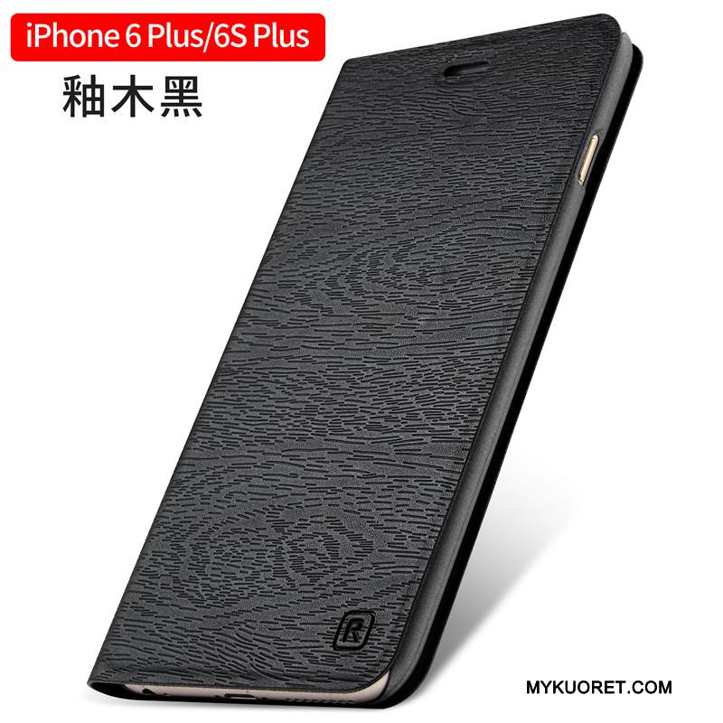 Kuori iPhone 6/6s Plus Suojaus Kulta Murtumaton, Kotelo iPhone 6/6s Plus Nahka Puhelimen Kuoret