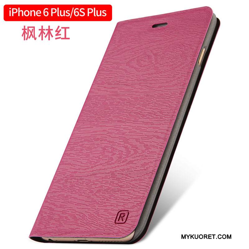 Kuori iPhone 6/6s Plus Suojaus Kulta Murtumaton, Kotelo iPhone 6/6s Plus Nahka Puhelimen Kuoret