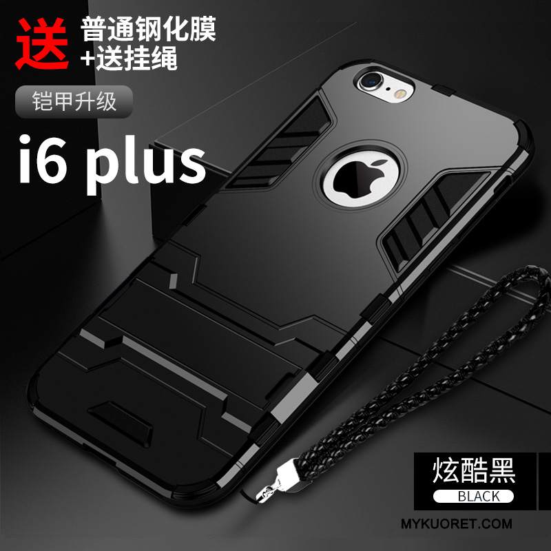 Kuori iPhone 6/6s Plus Tuki Puhelimen Kuoret Kova, Kotelo iPhone 6/6s Plus Laukut Ripustettavat Koristeet Murtumaton