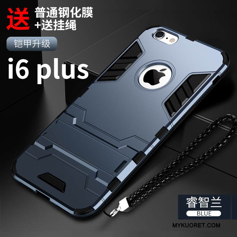 Kuori iPhone 6/6s Plus Tuki Puhelimen Kuoret Kova, Kotelo iPhone 6/6s Plus Laukut Ripustettavat Koristeet Murtumaton