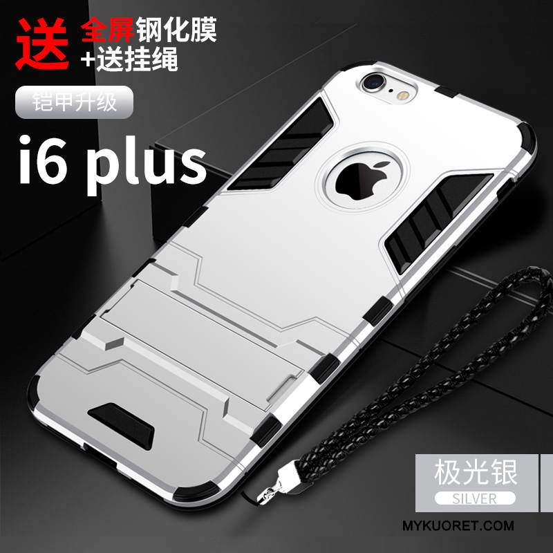 Kuori iPhone 6/6s Plus Tuki Puhelimen Kuoret Kova, Kotelo iPhone 6/6s Plus Laukut Ripustettavat Koristeet Murtumaton