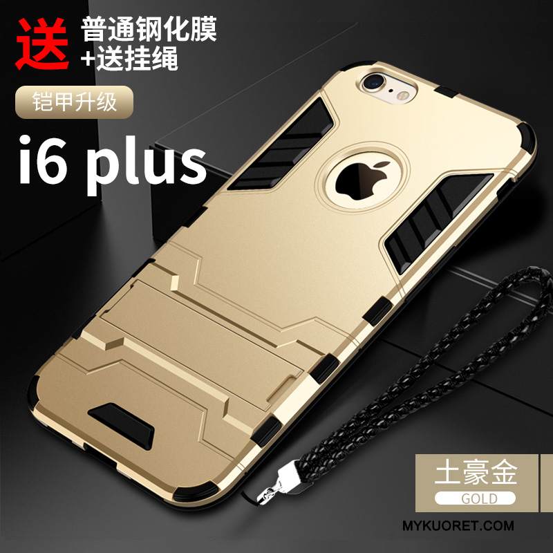 Kuori iPhone 6/6s Plus Tuki Puhelimen Kuoret Kova, Kotelo iPhone 6/6s Plus Laukut Ripustettavat Koristeet Murtumaton