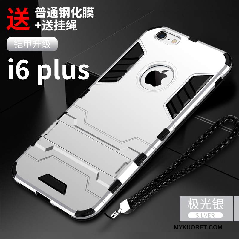 Kuori iPhone 6/6s Plus Tuki Puhelimen Kuoret Kova, Kotelo iPhone 6/6s Plus Laukut Ripustettavat Koristeet Murtumaton
