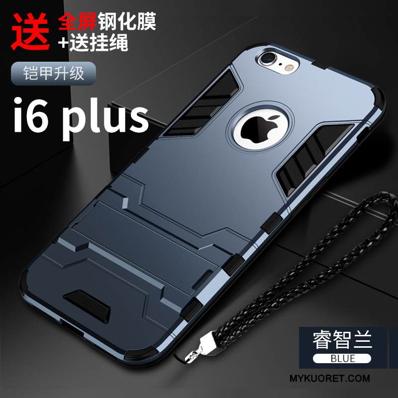 Kuori iPhone 6/6s Plus Tuki Puhelimen Kuoret Kova, Kotelo iPhone 6/6s Plus Laukut Ripustettavat Koristeet Murtumaton