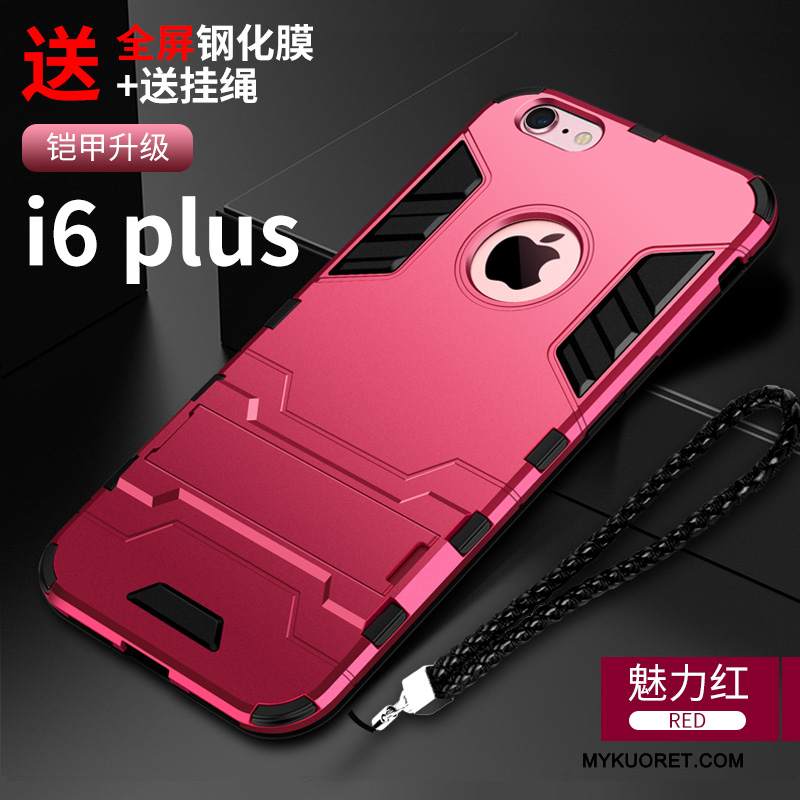 Kuori iPhone 6/6s Plus Tuki Puhelimen Kuoret Kova, Kotelo iPhone 6/6s Plus Laukut Ripustettavat Koristeet Murtumaton