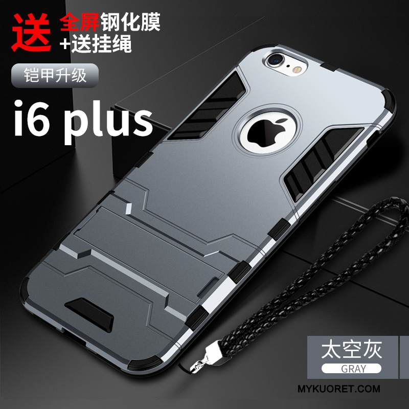 Kuori iPhone 6/6s Plus Tuki Puhelimen Kuoret Kova, Kotelo iPhone 6/6s Plus Laukut Ripustettavat Koristeet Murtumaton