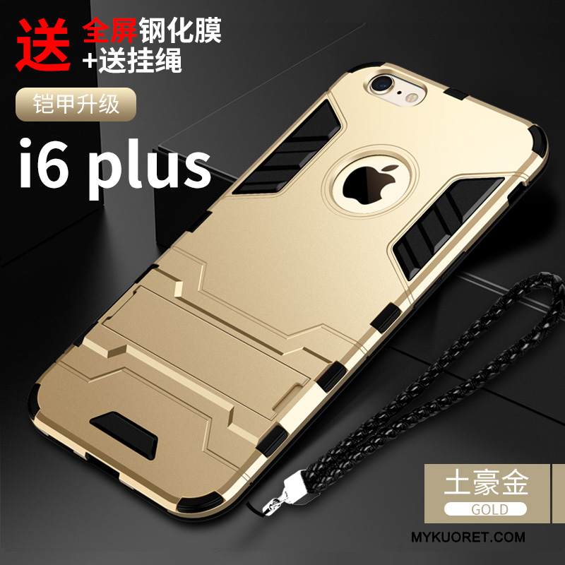 Kuori iPhone 6/6s Plus Tuki Puhelimen Kuoret Kova, Kotelo iPhone 6/6s Plus Laukut Ripustettavat Koristeet Murtumaton