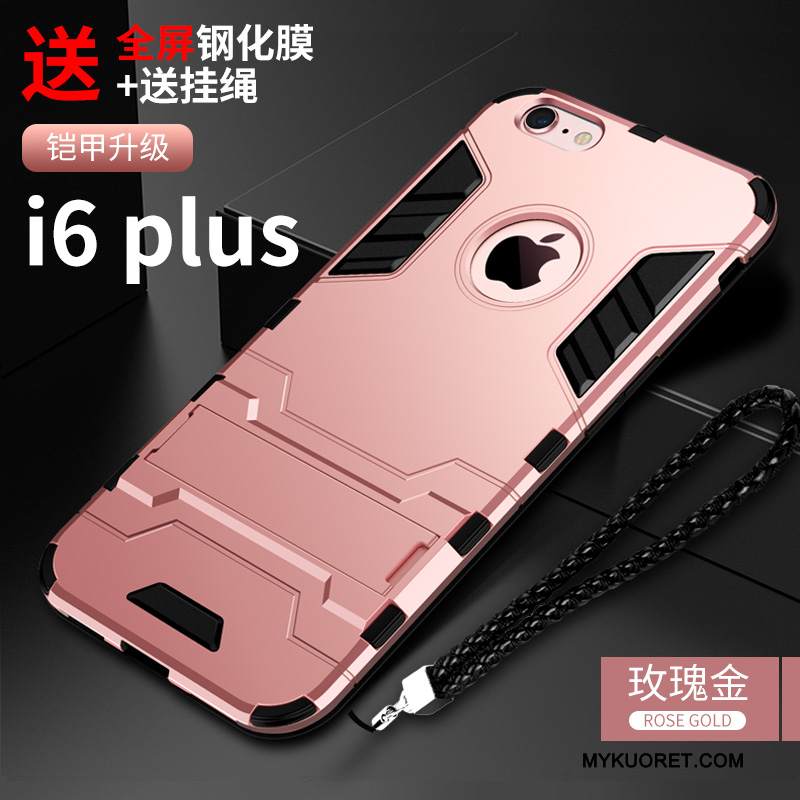 Kuori iPhone 6/6s Plus Tuki Puhelimen Kuoret Kova, Kotelo iPhone 6/6s Plus Laukut Ripustettavat Koristeet Murtumaton