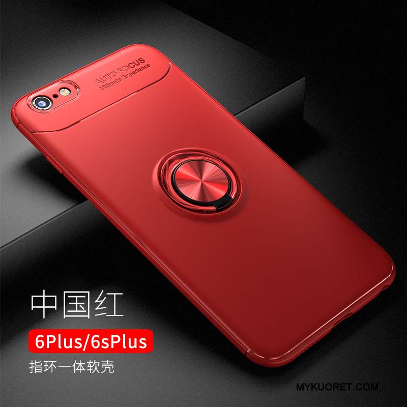 Kuori iPhone 6/6s Plus Tuki Puhelimen Kuoret Murtumaton, Kotelo iPhone 6/6s Plus Laukut Musta