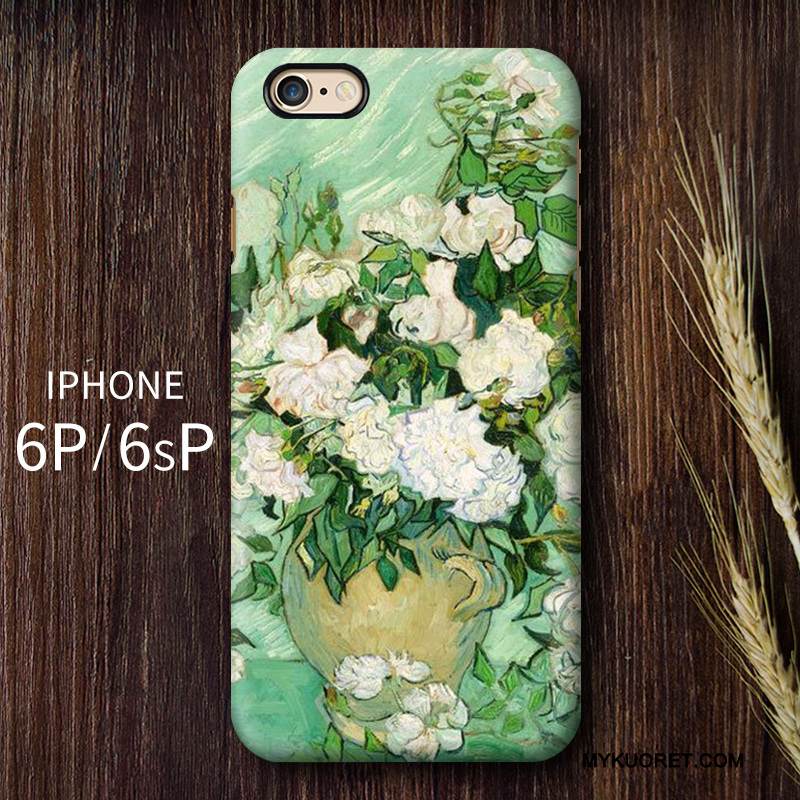 Kuori iPhone 6/6s Plus Vuosikerta Sininen Puhelimen Kuoret, Kotelo iPhone 6/6s Plus Suojaus Kova Tähtitaivas