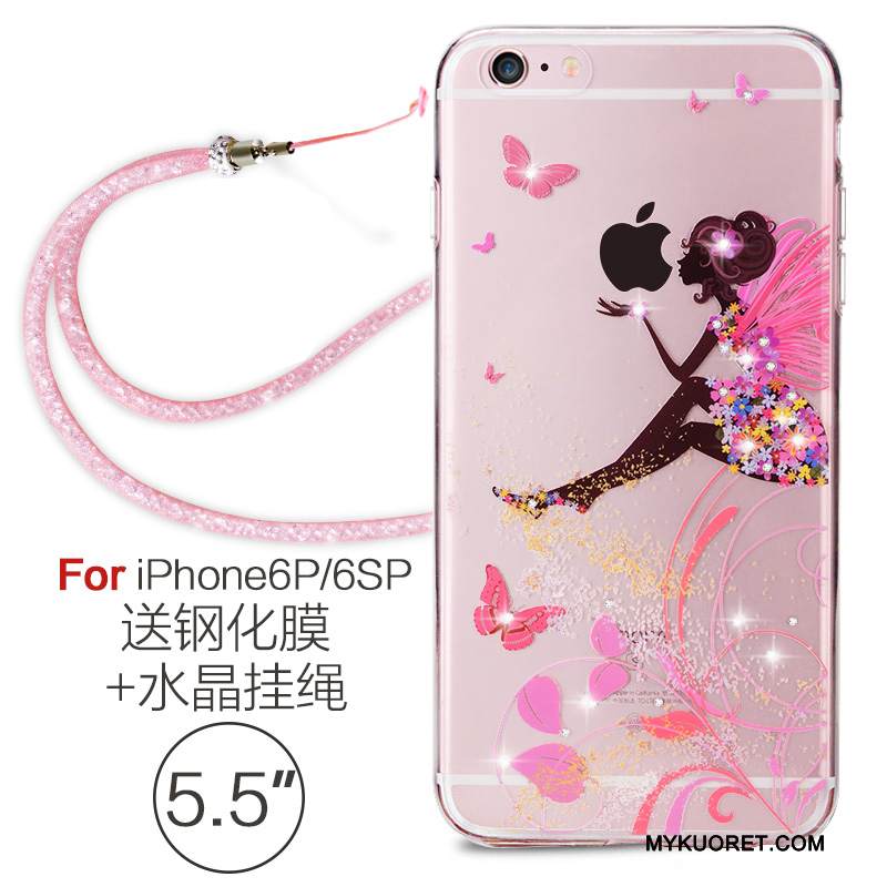 Kuori iPhone 6/6s Plus Ylellisyys Puhelimen Kuoret Trendi, Kotelo iPhone 6/6s Plus Rhinestone Inlay Jauhe