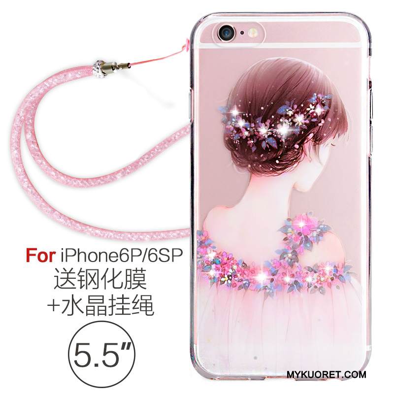 Kuori iPhone 6/6s Plus Ylellisyys Puhelimen Kuoret Trendi, Kotelo iPhone 6/6s Plus Rhinestone Inlay Jauhe