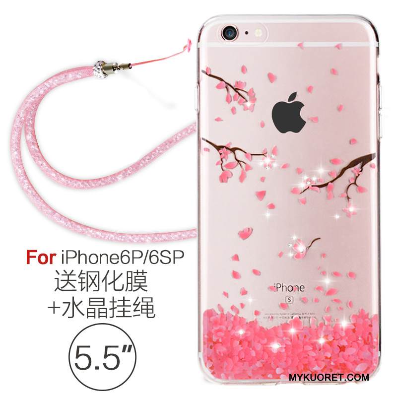 Kuori iPhone 6/6s Plus Ylellisyys Puhelimen Kuoret Trendi, Kotelo iPhone 6/6s Plus Rhinestone Inlay Jauhe