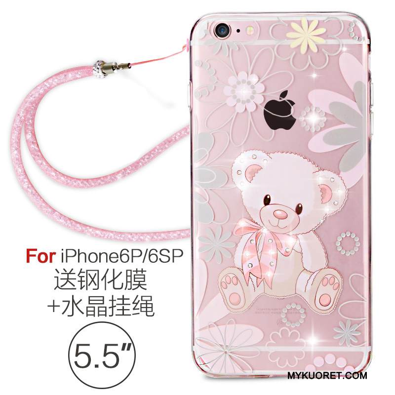 Kuori iPhone 6/6s Plus Ylellisyys Puhelimen Kuoret Trendi, Kotelo iPhone 6/6s Plus Rhinestone Inlay Jauhe