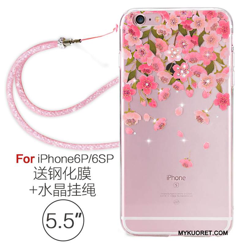 Kuori iPhone 6/6s Plus Ylellisyys Puhelimen Kuoret Trendi, Kotelo iPhone 6/6s Plus Rhinestone Inlay Jauhe