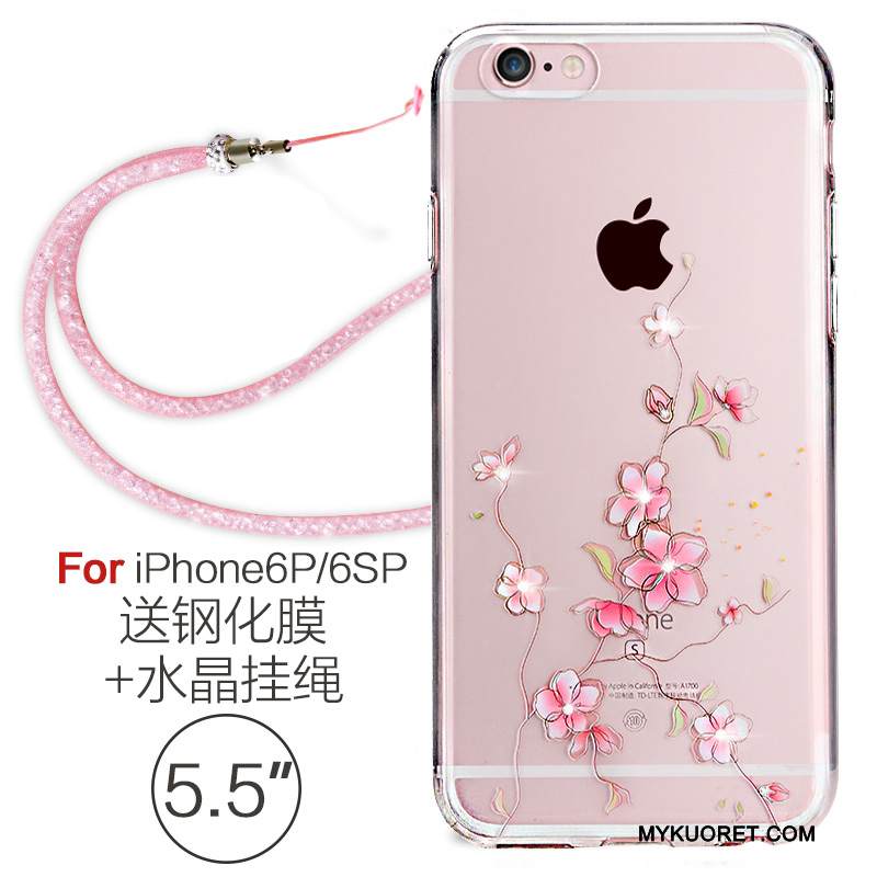 Kuori iPhone 6/6s Plus Ylellisyys Puhelimen Kuoret Trendi, Kotelo iPhone 6/6s Plus Rhinestone Inlay Jauhe