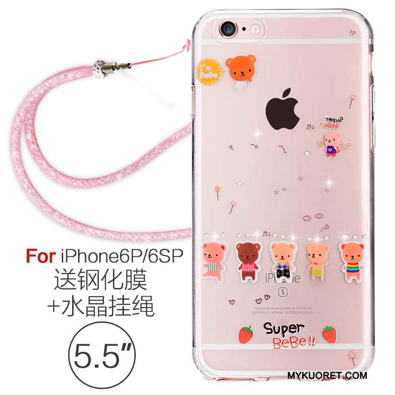 Kuori iPhone 6/6s Plus Ylellisyys Puhelimen Kuoret Trendi, Kotelo iPhone 6/6s Plus Rhinestone Inlay Jauhe