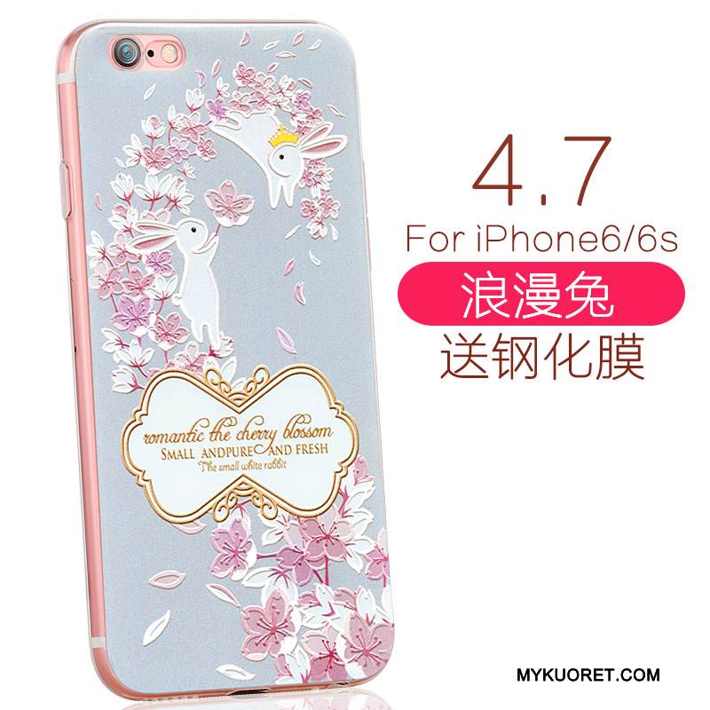 Kuori iPhone 6/6s Silikoni Ihana Puhelimen Kuoret, Kotelo iPhone 6/6s Pehmeä Neste Tyylikäs Pieni