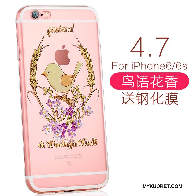 Kuori iPhone 6/6s Silikoni Ihana Puhelimen Kuoret, Kotelo iPhone 6/6s Pehmeä Neste Tyylikäs Pieni