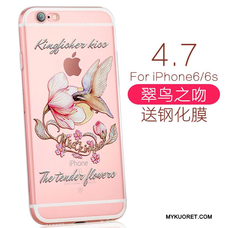 Kuori iPhone 6/6s Silikoni Ihana Puhelimen Kuoret, Kotelo iPhone 6/6s Pehmeä Neste Tyylikäs Pieni