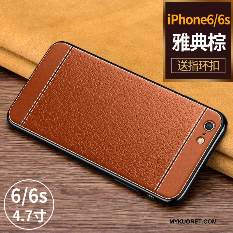 Kuori iPhone 6/6s Suojaus Trendi Musta, Kotelo iPhone 6/6s Laukut Uusi Yksinkertainen