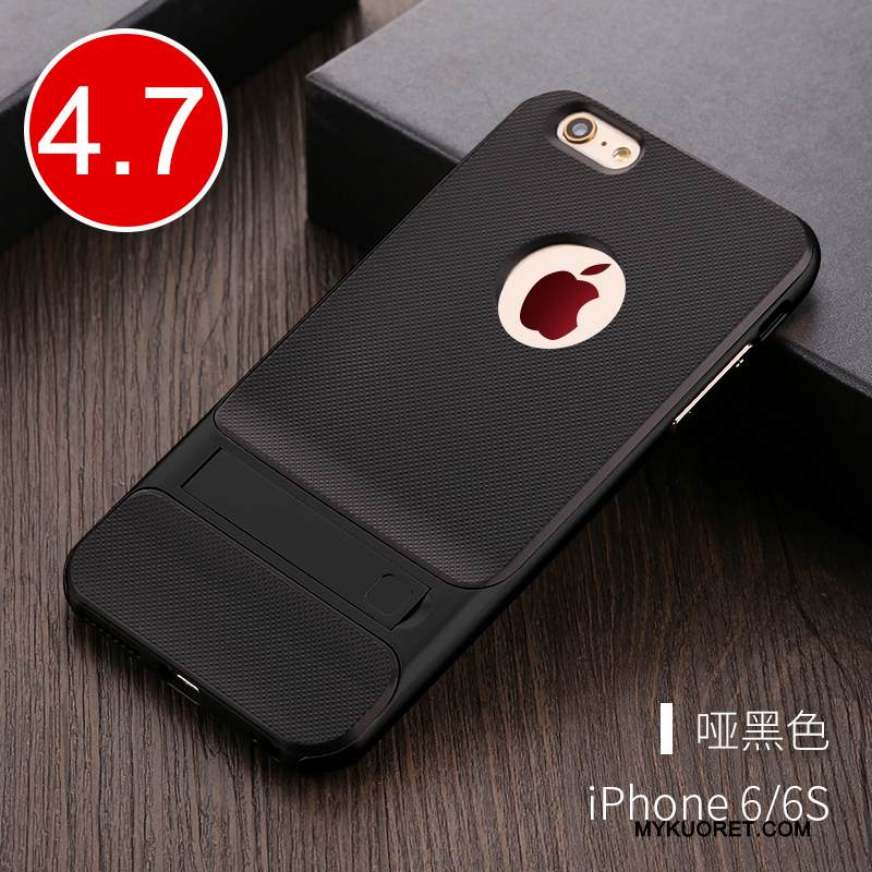 Kuori iPhone 6/6s Tuki Murtumaton Pesty Suede, Kotelo iPhone 6/6s Silikoni Puhelimen Kuoret Läpinäkyvä