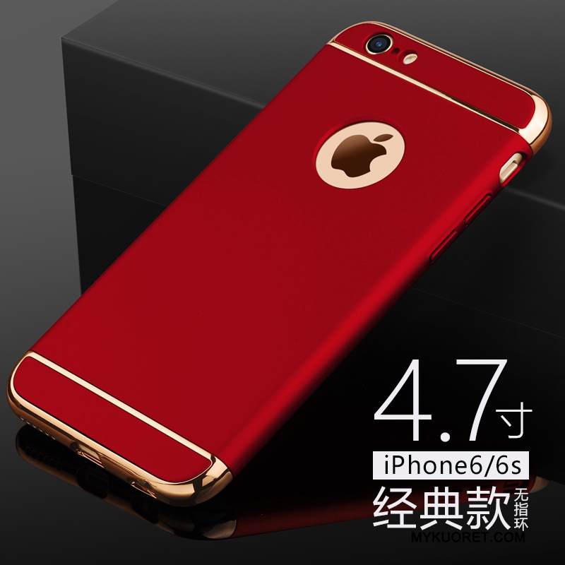 Kuori iPhone 6/6s Tuki Rengas Murtumaton, Kotelo iPhone 6/6s Suojaus Trendi Kova