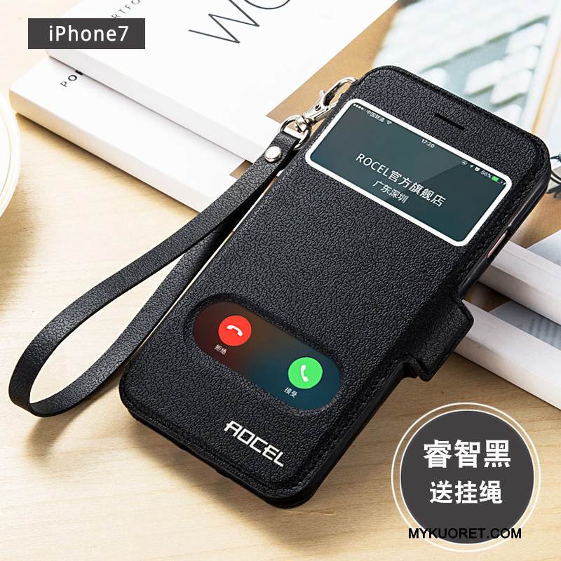 Kuori iPhone 7 Kuoret Kulta Murtumaton, Kotelo iPhone 7 Silikoni Puhelimen Kuoret Ripustettavat Koristeet