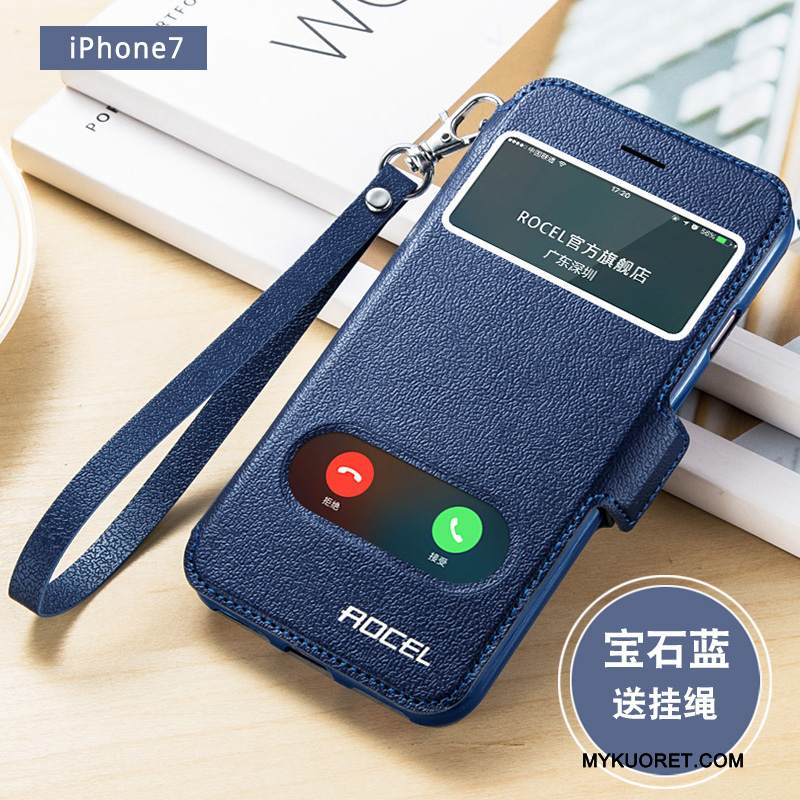 Kuori iPhone 7 Kuoret Kulta Murtumaton, Kotelo iPhone 7 Silikoni Puhelimen Kuoret Ripustettavat Koristeet