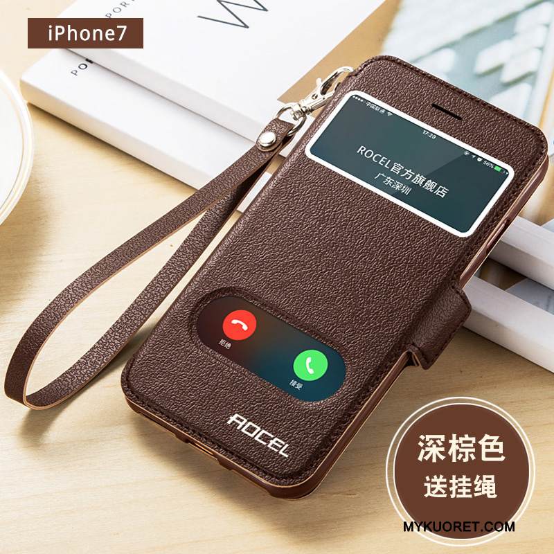 Kuori iPhone 7 Kuoret Kulta Murtumaton, Kotelo iPhone 7 Silikoni Puhelimen Kuoret Ripustettavat Koristeet