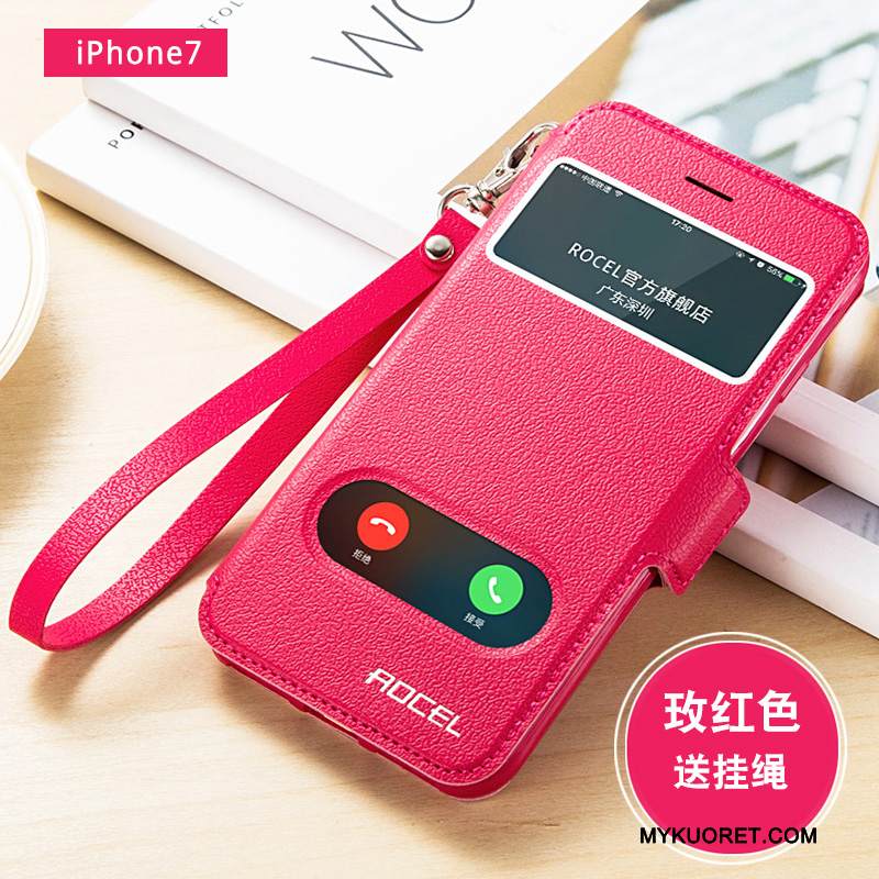 Kuori iPhone 7 Kuoret Kulta Murtumaton, Kotelo iPhone 7 Silikoni Puhelimen Kuoret Ripustettavat Koristeet