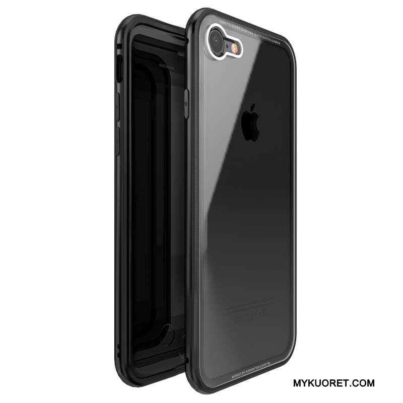 Kuori iPhone 7 Laukut Karkaisu Punainen, Kotelo iPhone 7 Suojaus Puhelimen Kuoret Murtumaton