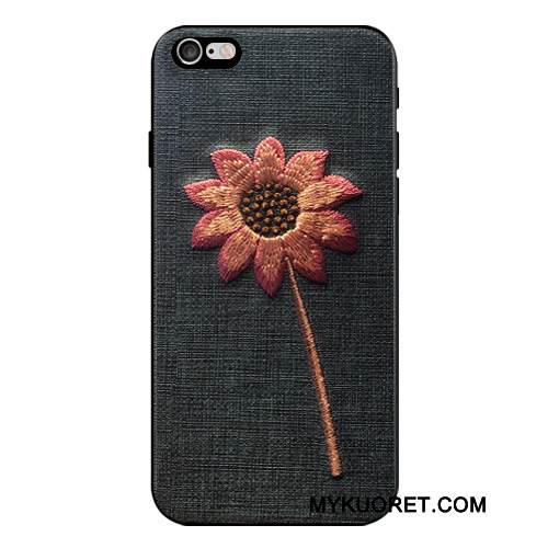 Kuori iPhone 7 Laukut Kirjonta Ripustettavat Koristeet, Kotelo iPhone 7 Ylellisyys Murtumaton Tyylikäs