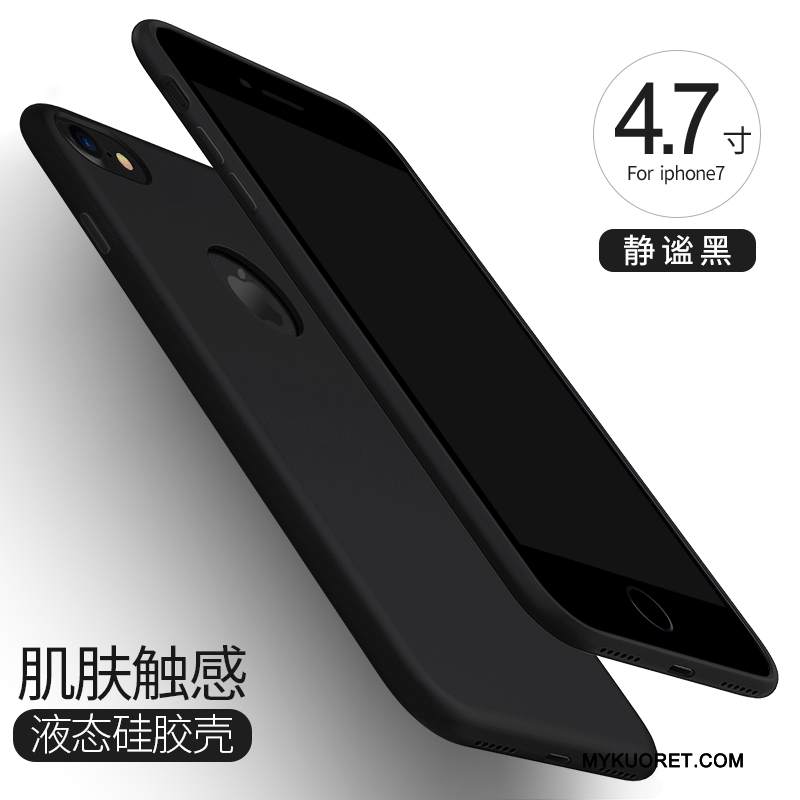 Kuori iPhone 7 Laukut Puhelimen Kuoret Jauhe, Kotelo iPhone 7 Pehmeä Neste Pu