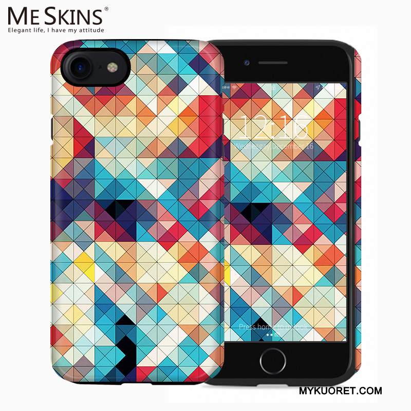 Kuori iPhone 7 Laukut Sininen Pesty Suede, Kotelo iPhone 7 Pehmeä Neste Puhelimen Kuoret Double Hame