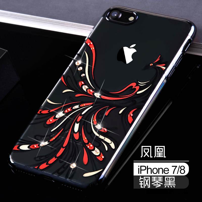 Kuori iPhone 7 Laukut Tide-brändi Puhelimen Kuoret, Kotelo iPhone 7 Ylellisyys Murtumaton Punainen