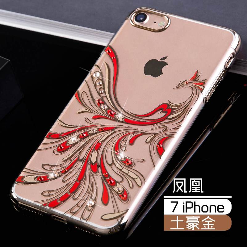 Kuori iPhone 7 Laukut Tide-brändi Puhelimen Kuoret, Kotelo iPhone 7 Ylellisyys Murtumaton Punainen