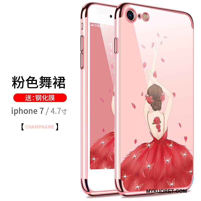 Kuori iPhone 7 Laukut Uusi Läpinäkyvä, Kotelo iPhone 7 Pehmeä Neste Ohut Pinnoitus