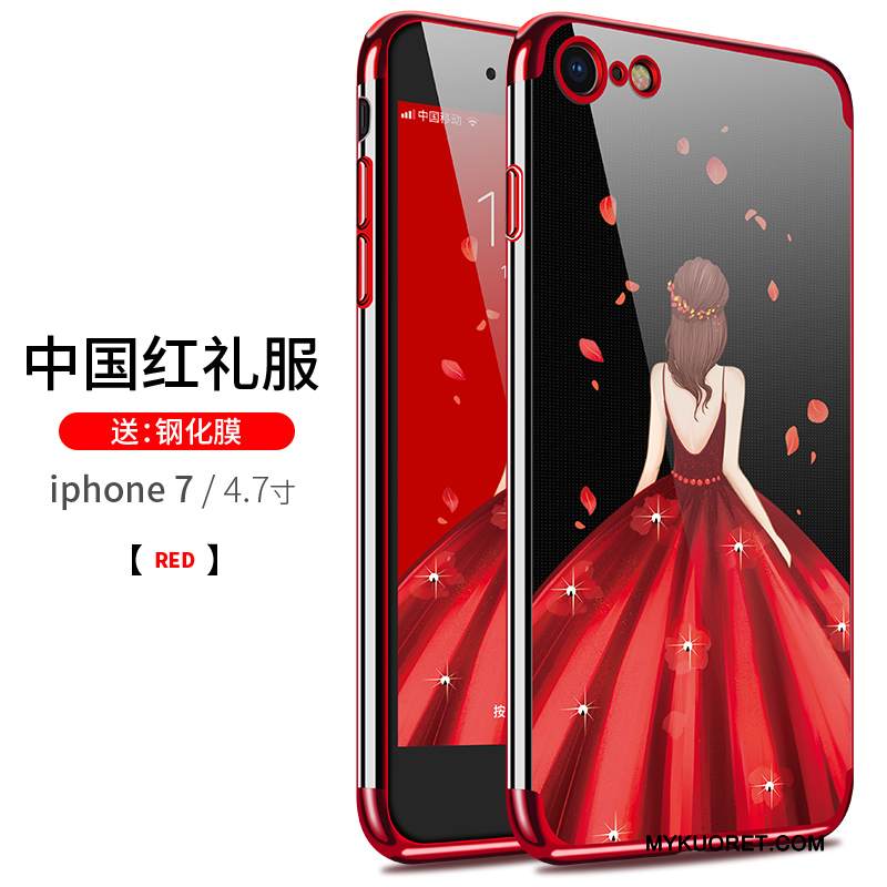 Kuori iPhone 7 Laukut Uusi Läpinäkyvä, Kotelo iPhone 7 Pehmeä Neste Ohut Pinnoitus