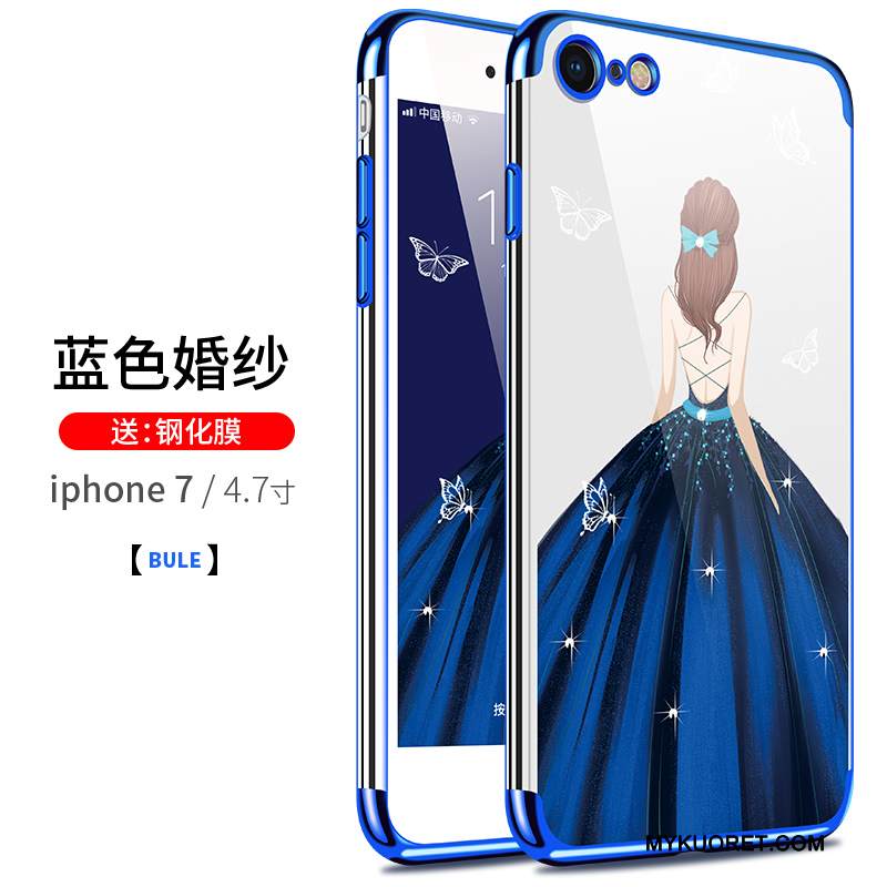 Kuori iPhone 7 Laukut Uusi Läpinäkyvä, Kotelo iPhone 7 Pehmeä Neste Ohut Pinnoitus