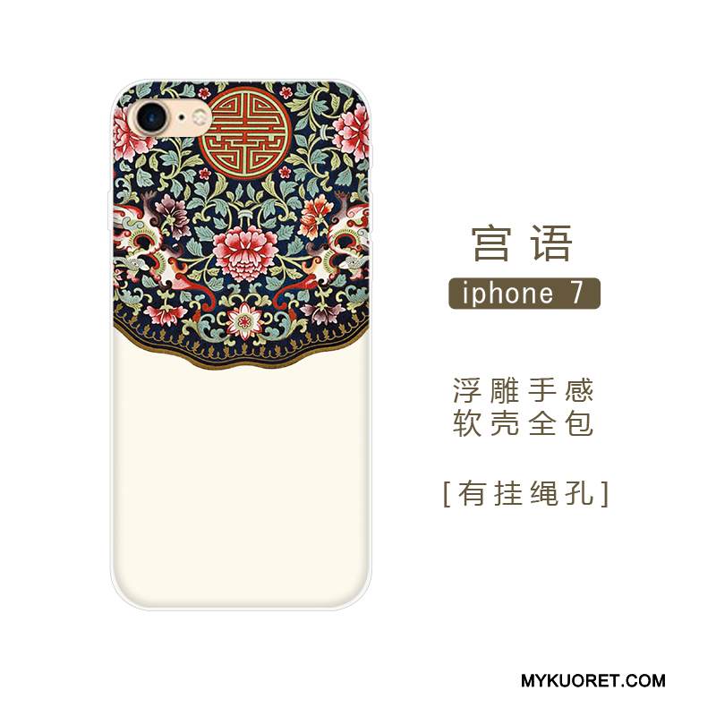 Kuori iPhone 7 Luova Persoonallisuus Tummansininen, Kotelo iPhone 7 Suojaus Puhelimen Kuoret Yksinkertainen