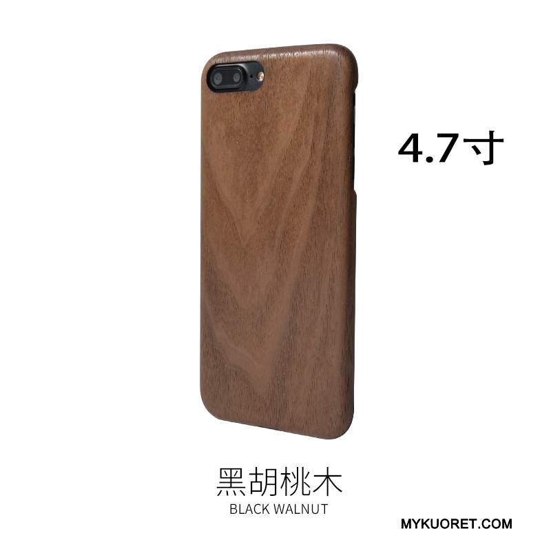 Kuori iPhone 7 Massiivipuu Keltainen Tuntea, Kotelo iPhone 7 Suojaus Puhelimen Kuoret