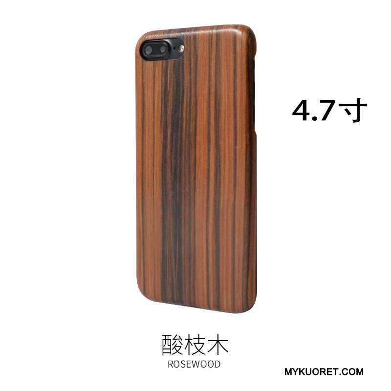 Kuori iPhone 7 Massiivipuu Keltainen Tuntea, Kotelo iPhone 7 Suojaus Puhelimen Kuoret