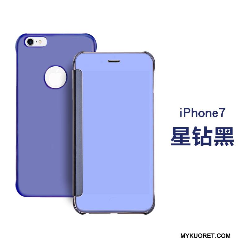 Kuori iPhone 7 Monivärinen Lohikäärme Peili, Kotelo iPhone 7 Nahka Puhelimen Kuoret