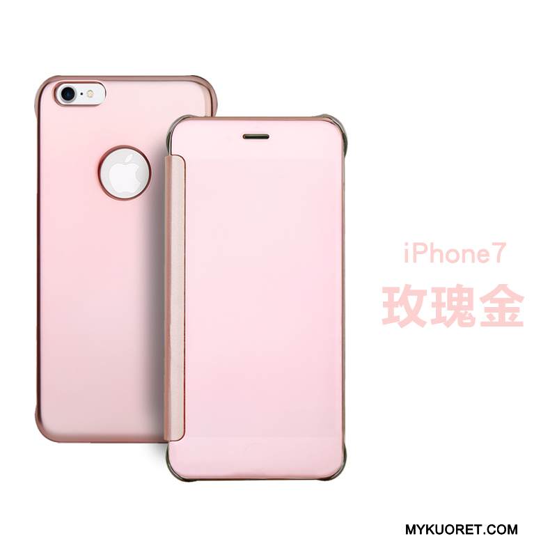 Kuori iPhone 7 Monivärinen Lohikäärme Peili, Kotelo iPhone 7 Nahka Puhelimen Kuoret